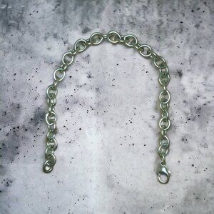 925% Sterling Silver Cable Links 10" Men's bracelet